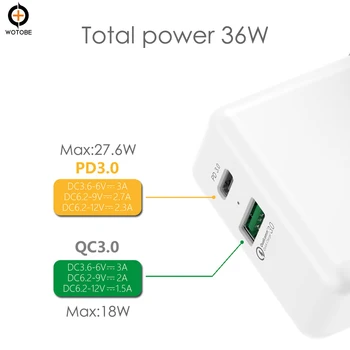 Type C mobile phone charger Quick 3.0 2 Dual Ports Charger Adaptor for Samsung Galaxy S9 S9-HD Plus Xiaomi Iphone x/8
Type C mobile phone charger Quick 3.0 2 Dual Ports Charger Adaptor for Samsung Galaxy S9 S9-HD Plus Xiaomi Iphone x/8