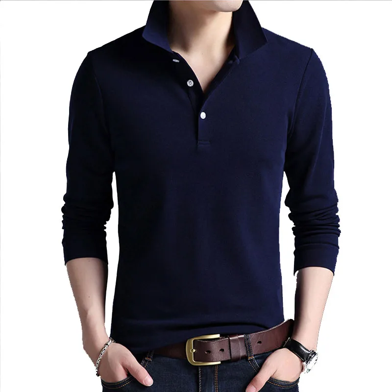 Hot Sale PoloShirt Men Brand New Spring Autumn Men's Casual Fashion Cotton Solid Long Sleeve Tee Shirts Wholesale
Hot Sale PoloShirt Men Brand New Spring Autumn Men's Casual Fashion Cotton Solid Long Sleeve Tee Shirts Wholesale