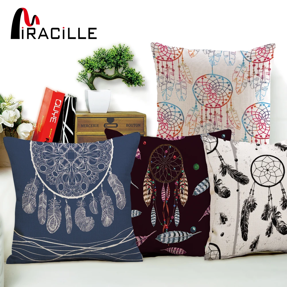 Miracille Dream Catcher Printed Cushion Cover Living Room Bed Pillowcase Indian Feather Sofa Throw Pillow Case Cushion Covers
Miracille Dream Catcher Printed Cushion Cover Living Room Bed Pillowcase Indian Feather Sofa Throw Pillow Case Cushion Covers