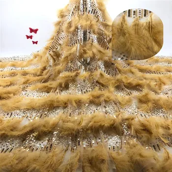 2019 Upscale French Mesh Yellow Sequins Lace Fabric, High Quality African Tulle Net Elastic Lace Fabric with Sequins Wedding
2019 Upscale French Mesh Yellow Sequins Lace Fabric, High Quality African Tulle Net Elastic Lace Fabric with Sequins Wedding