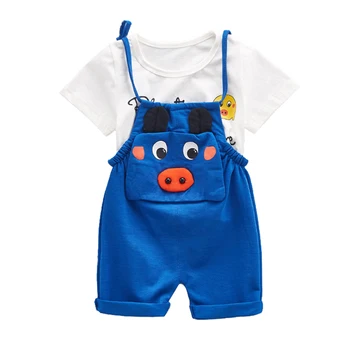 Baby Clothes Set Summer Baby Boys Girls Cotton Kids Boys Bib Pants Toddler Girls Cartoon Pig Jumpsuit Clothes
Baby Clothes Set Summer Baby Boys Girls Cotton Kids Boys Bib Pants Toddler Girls Cartoon Pig Jumpsuit Clothes