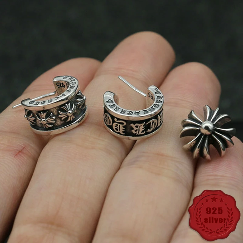 S925 sterling silver Drop Earrings personalized fashion hip hop punk style cross shape lover gift 2018 new hot sale
S925 sterling silver Drop Earrings personalized fashion hip hop punk style cross shape lover gift 2018 new hot sale