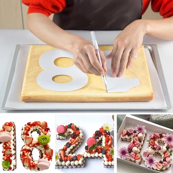 Letters Numbers Shape Cake Embossing Acrylic Cutter Decorating Stencil Sugar Cake Digital Stamper Cutter Fondant Mould Gift
Letters Numbers Shape Cake Embossing Acrylic Cutter Decorating Stencil Sugar Cake Digital Stamper Cutter Fondant Mould Gift