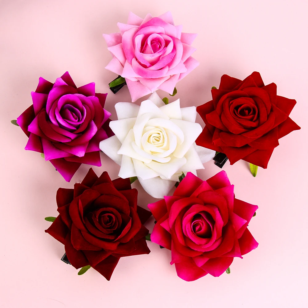 HOOH Bohemia Rose Flower Hairclips Wedding Party Bridal Hairgrip Barrettes Ladies Best Photography Headwear Hair Accessories
HOOH Bohemia Rose Flower Hairclips Wedding Party Bridal Hairgrip Barrettes Ladies Best Photography Headwear Hair Accessories