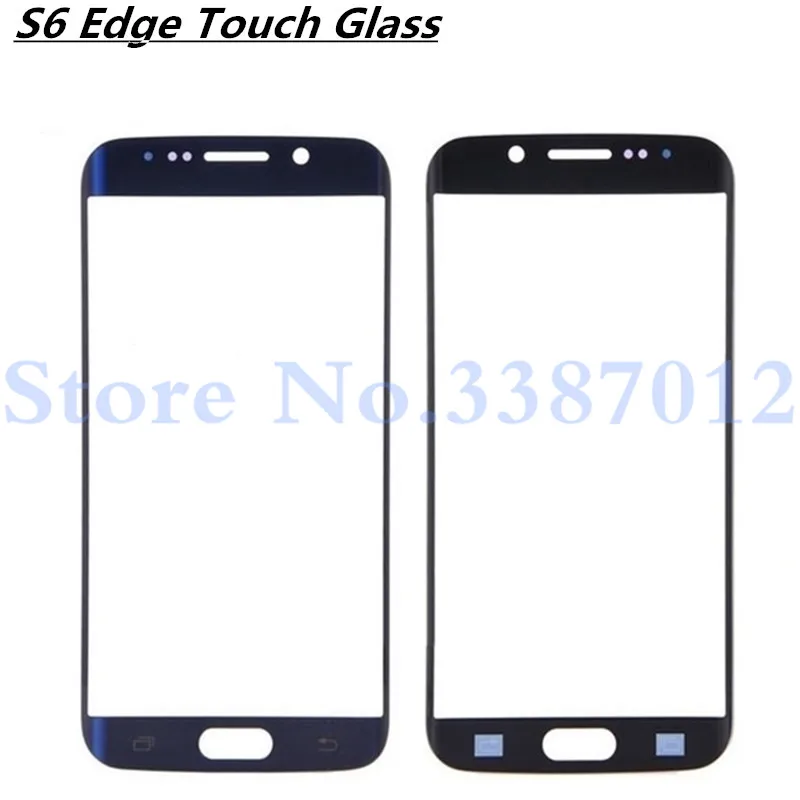 Фото Для Samsung Galaxy S6 edge G925 SM-G925V SM-G925P G925F G9250 сенсорный экран передняя стеклянная панель