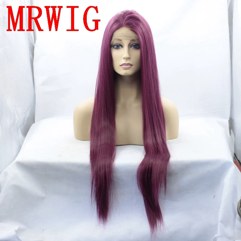 MRWIG long straight dark wine#2030 synthetic glueless front wig free part 12-26inch cosplay hair single color
MRWIG long straight dark wine#2030 synthetic glueless front wig free part 12-26inch cosplay hair single color