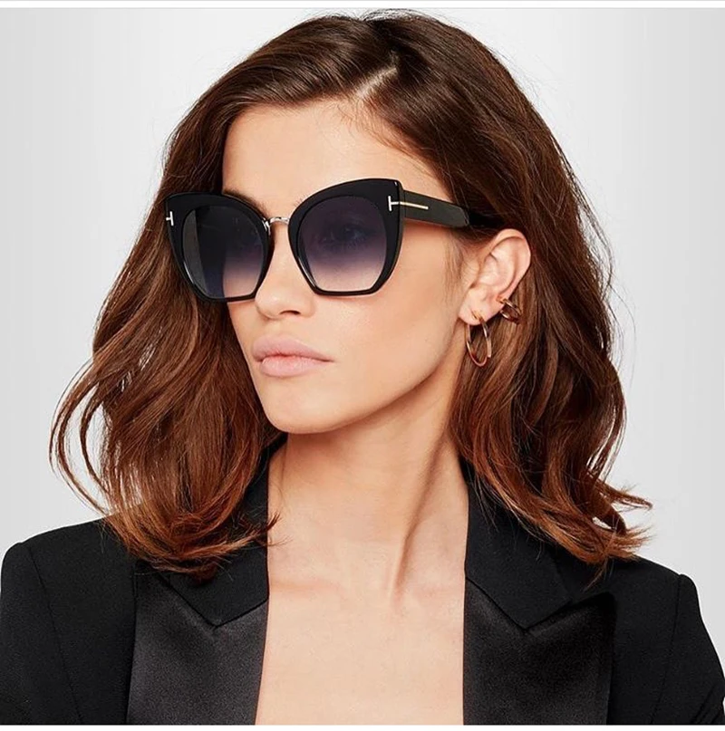 2019 NEW Gradient Points Sun Glasses Tom High Fashion Designer Brands For Women Sunglasses Cateyes oculos feminino de sol
2019 NEW Gradient Points Sun Glasses Tom High Fashion Designer Brands For Women Sunglasses Cateyes oculos feminino de sol