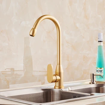 Gold Kitchen Faucet Space Aluminum Single Handle Hot Cold Water Vessel Sink Basin Tap Mixer Torneira Cozinha 360 rotating
Gold Kitchen Faucet Space Aluminum Single Handle Hot Cold Water Vessel Sink Basin Tap Mixer Torneira Cozinha 360 rotating