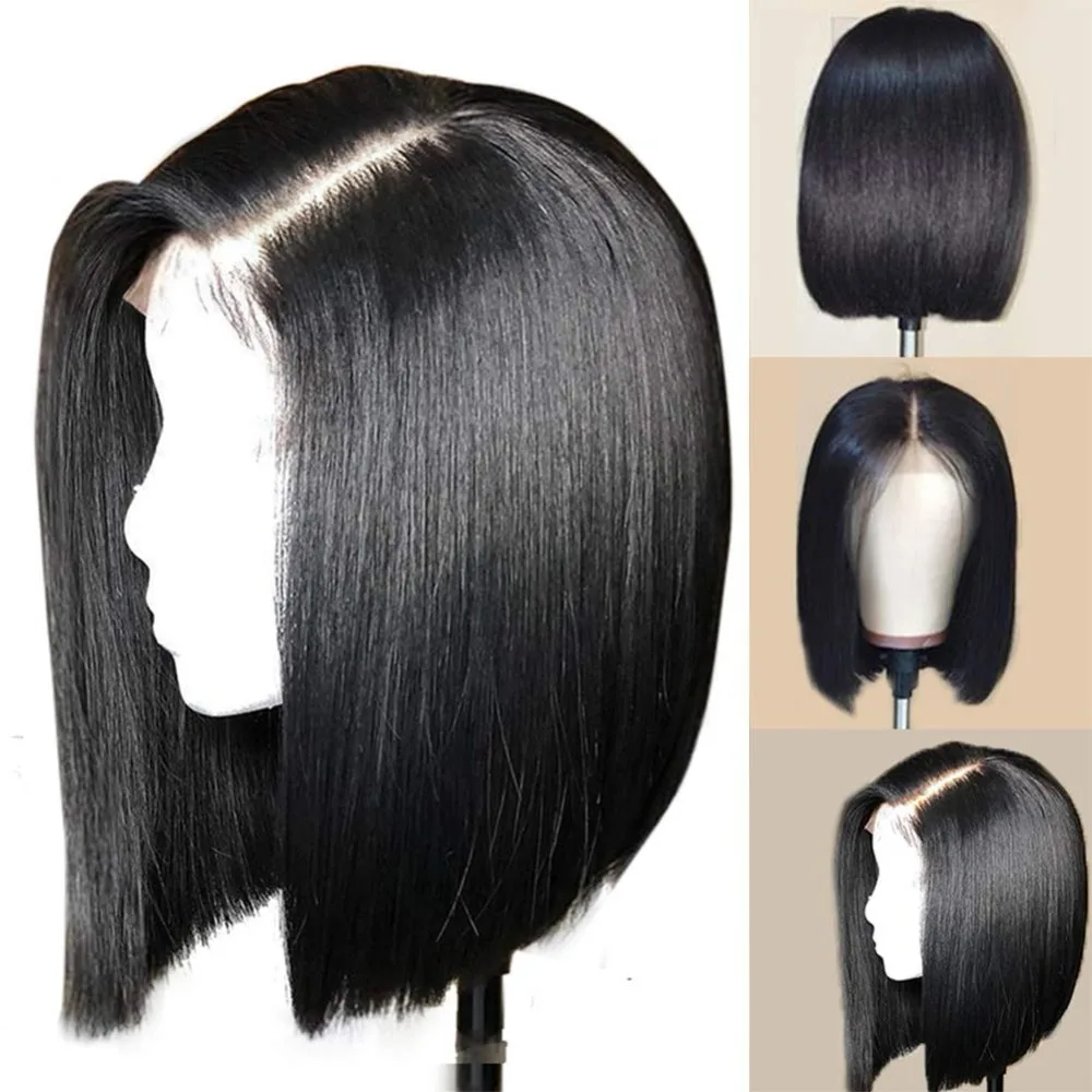SimBeauty 150% Density Natural Color Short Lace Front Human Hair Peruvain Virgin Straight Human Hair Full Wigs with Baby Hair
SimBeauty 150% Density Natural Color Short Lace Front Human Hair Peruvain Virgin Straight Human Hair Full Wigs with Baby Hair