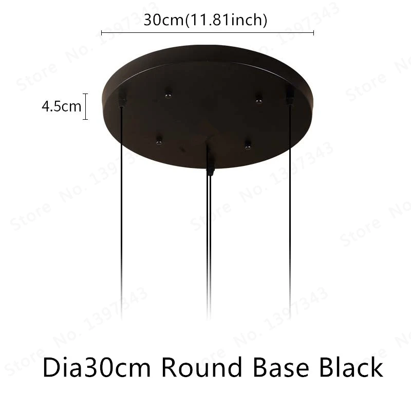 SKU_Dia30cm Round Base Black