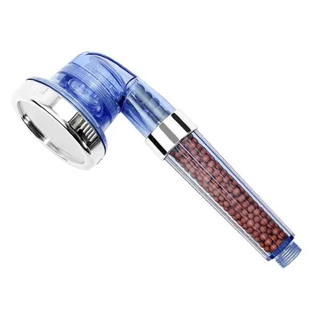 Shower Bath Head Adjustable 3 Mode High Pressure Stone Stream Handheld Shower Head With Negative Ion Activated CeramicBalls
Shower Bath Head Adjustable 3 Mode High Pressure Stone Stream Handheld Shower Head With Negative Ion Activated CeramicBalls