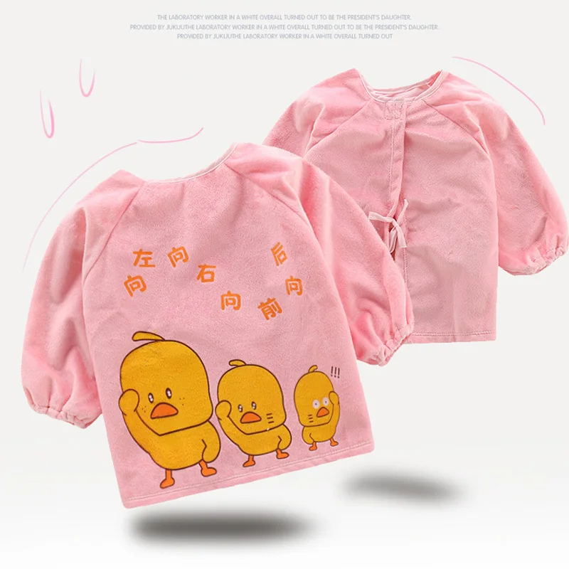 Baby Bibs Waterproof Baby Eating Children Drawing Cartoon Winter Warm Velvet Long Sleeve Polyester Bib Apron Baby Self Feeding
Baby Bibs Waterproof Baby Eating Children Drawing Cartoon Winter Warm Velvet Long Sleeve Polyester Bib Apron Baby Self Feeding