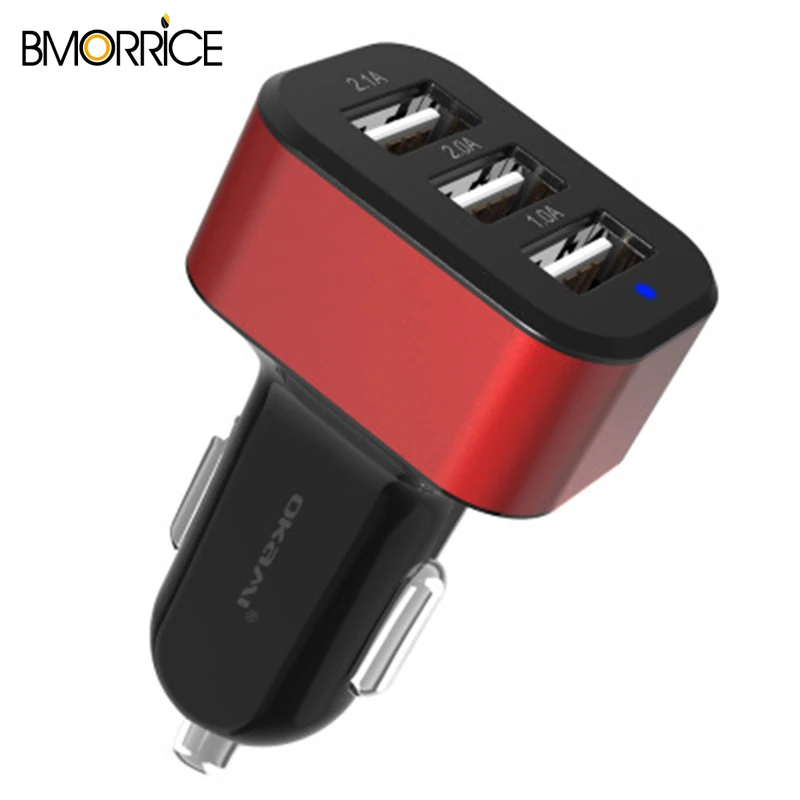 For OKAMI-cc3usb Car Charger Multi-head Fast Charge 3MAX One For Three Cars 5V/1A,5V-2.1A,5V-2.4A Safe IC Solution 3 Colors
For OKAMI-cc3usb Car Charger Multi-head Fast Charge 3MAX One For Three Cars 5V/1A,5V-2.1A,5V-2.4A Safe IC Solution 3 Colors