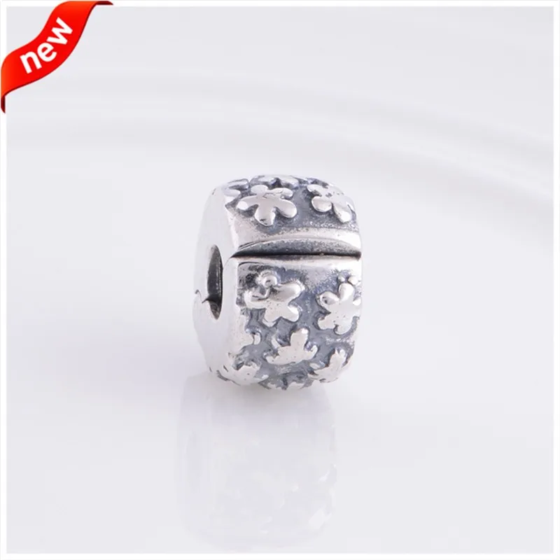 CKK 100% 925 Sterling Silver Europe Stopper Charm Flower Clip Beads Fits Pandora Charms Bracelet Beads for Jewelry Making
CKK 100% 925 Sterling Silver Europe Stopper Charm Flower Clip Beads Fits Pandora Charms Bracelet Beads for Jewelry Making