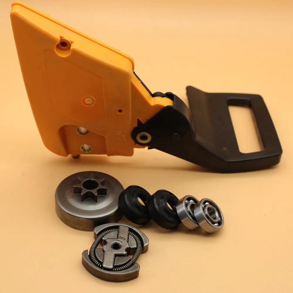 Clutch Cover Brake Handle .325"-7T Drum Bearing Oil Seal Kit Fit Partner 350 351 Chainsaw Replacement Parts NEW
Clutch Cover Brake Handle .325"-7T Drum Bearing Oil Seal Kit Fit Partner 350 351 Chainsaw Replacement Parts NEW