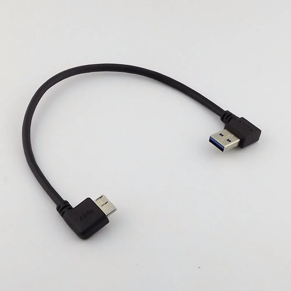 1pcs USB 3.0 Left Angled A Male to Micro Left Angled B Male Data Adapter Black Cable 27cm
1pcs USB 3.0 Left Angled A Male to Micro Left Angled B Male Data Adapter Black Cable 27cm