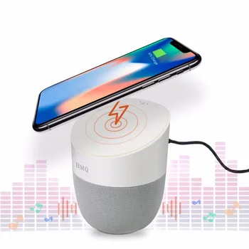 Bluetooth 4.0 Speaker & Wireless Charger Hands-Free Power Bank |2 x 5W Speakers | Works with iPhone 8/X, Samsung Galaxy S7, S8,
Bluetooth 4.0 Speaker & Wireless Charger Hands-Free Power Bank |2 x 5W Speakers | Works with iPhone 8/X, Samsung Galaxy S7, S8,