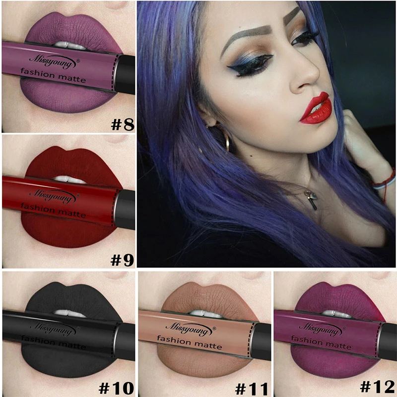 Velvet Matte Liquid Lipstick Lip Gloss Tint Matte Sexy Lips Waterproof Makeup Tattoo Cosmetics
Velvet Matte Liquid Lipstick Lip Gloss Tint Matte Sexy Lips Waterproof Makeup Tattoo Cosmetics