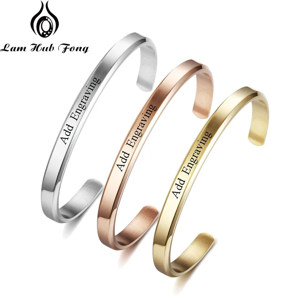 Custom Cuff Bracelets & Bangles Personalized Engraved Name Bracelet 3 Color Fashion Jewelry Gift for Men Women(Lam Hub Fong)
Custom Cuff Bracelets & Bangles Personalized Engraved Name Bracelet 3 Color Fashion Jewelry Gift for Men Women(Lam Hub Fong)