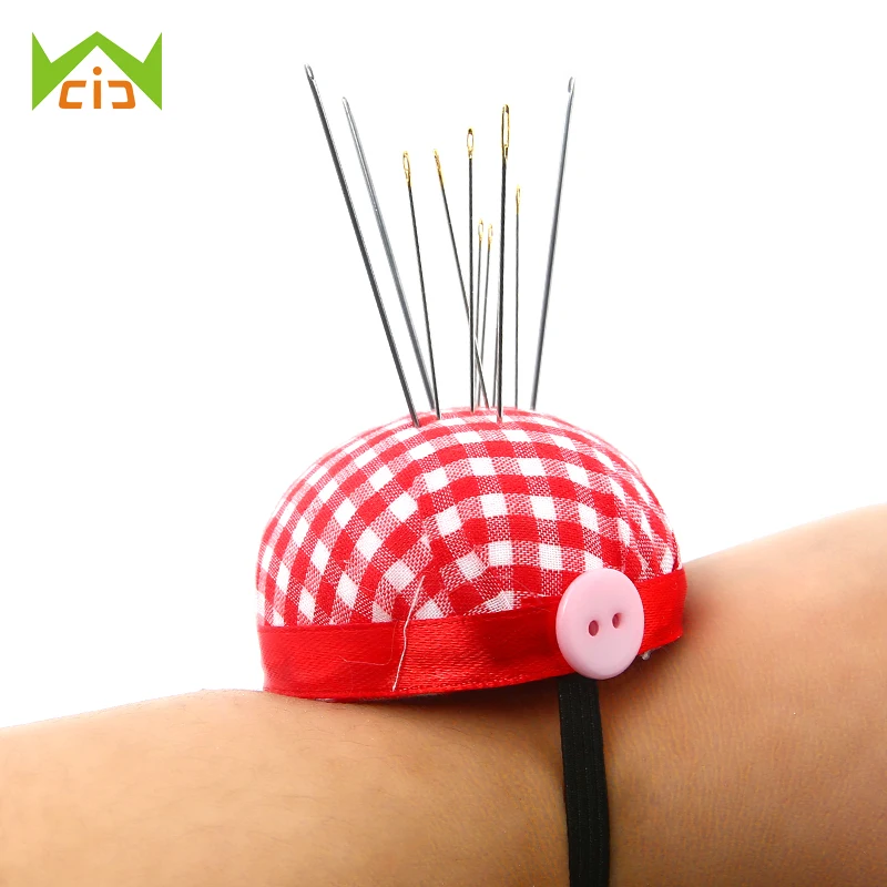 WCIC Ball Shaped Latticework Buttons Needle Pin Cushion with Elastic Wrist Belt DIY Handcraft Tool for Cross Stitch Sewing Home
WCIC Ball Shaped Latticework Buttons Needle Pin Cushion with Elastic Wrist Belt DIY Handcraft Tool for Cross Stitch Sewing Home