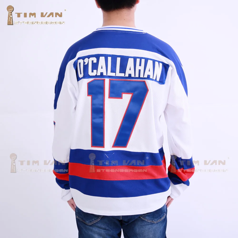 TIM VAN STEENBERGE 1980 Miracle On Ice Team USA Jack O'Callahan 17 Hockey Jersey-White
TIM VAN STEENBERGE 1980 Miracle On Ice Team USA Jack O'Callahan 17 Hockey Jersey-White