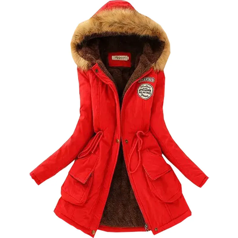 Winter Jacket Women Winter Jackets And Coats Big Fur Collar Warm 2019 New Slim Casual Long Coat With Hat Vestidos BD020
Winter Jacket Women Winter Jackets And Coats Big Fur Collar Warm 2019 New Slim Casual Long Coat With Hat Vestidos BD020