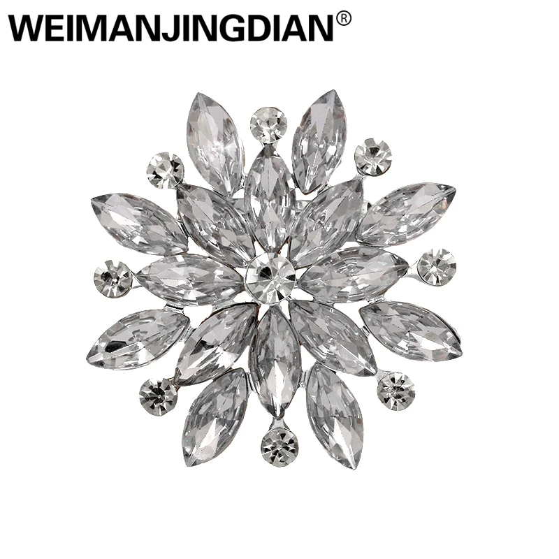 WEIMANJINGDIAN New Arrival Crystal and Rhinestones Sparkling Flower Brooch Pins for Women in Assorted Colors
WEIMANJINGDIAN New Arrival Crystal and Rhinestones Sparkling Flower Brooch Pins for Women in Assorted Colors