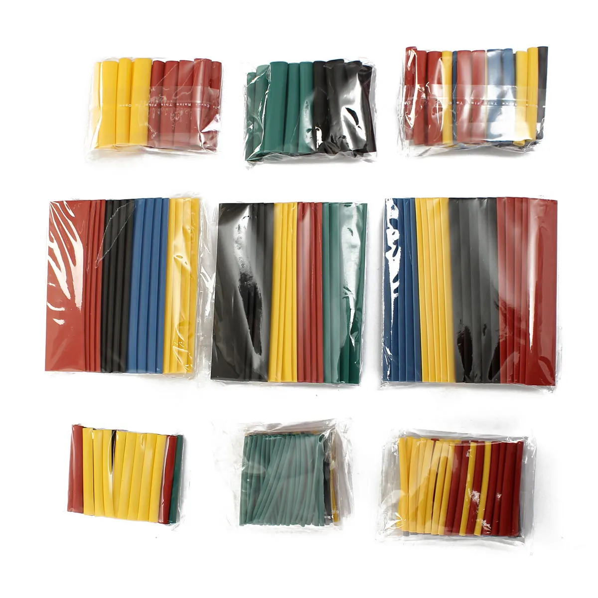 New 656Pcs 8 Sizes Multi Color Polyolefin 2:1 Halogen-Free Heat Shrink Tubing Tube Assortment Sleeving Wrap Wire Kit Tubes
New 656Pcs 8 Sizes Multi Color Polyolefin 2:1 Halogen-Free Heat Shrink Tubing Tube Assortment Sleeving Wrap Wire Kit Tubes