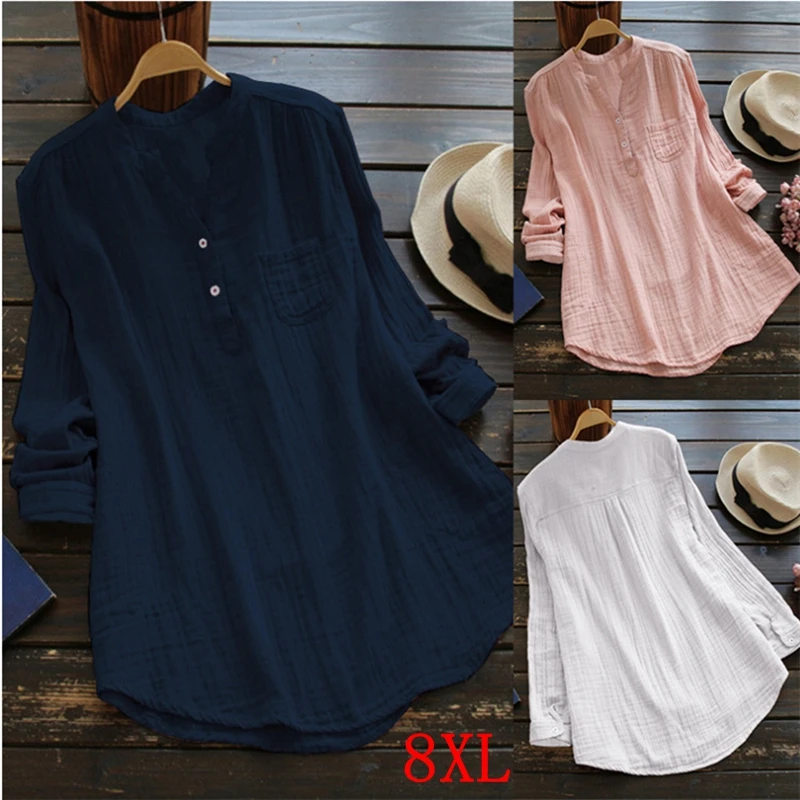 Large size women's shirt plus size 5XL 6XL 7XL 8XL summer female stand collar casual long sleeve loose pocket chiffon shirt
Large size women's shirt plus size 5XL 6XL 7XL 8XL summer female stand collar casual long sleeve loose pocket chiffon shirt