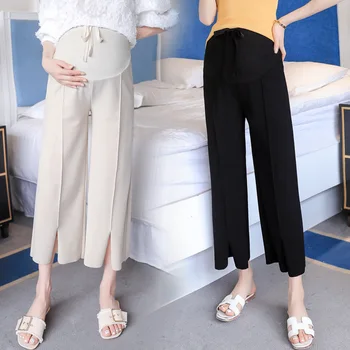 Summer Maternity Wide-Leg Pants Pregnant woman Loose Casual Trousers Elastic Waist Pregnancy Wear Comfortable Cool Overalls F7
Summer Maternity Wide-Leg Pants Pregnant woman Loose Casual Trousers Elastic Waist Pregnancy Wear Comfortable Cool Overalls F7