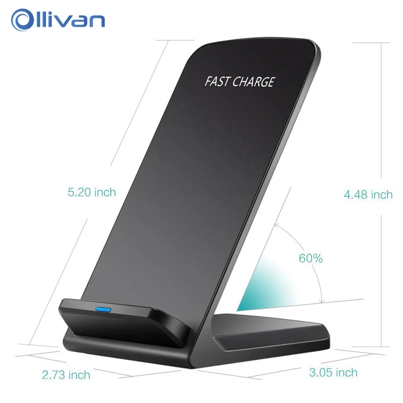 Qi Wireless Charger Quick Charge 3.0 Fast Charging For iPhone 8 10 Xs Max 10W Phone Wireless Charging Stand For Samsung A7 2018
Qi Wireless Charger Quick Charge 3.0 Fast Charging For iPhone 8 10 Xs Max 10W Phone Wireless Charging Stand For Samsung A7 2018