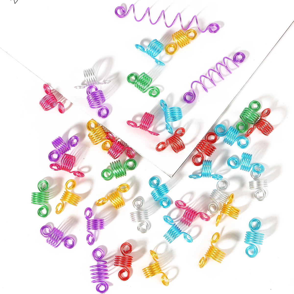 New 10Pcs Aluminum Metal Tube Hair Beads Braid Dreadlock Cuffs Clips Braid Spiral Braid Hair Extension Adjustable Hair Braids
New 10Pcs Aluminum Metal Tube Hair Beads Braid Dreadlock Cuffs Clips Braid Spiral Braid Hair Extension Adjustable Hair Braids