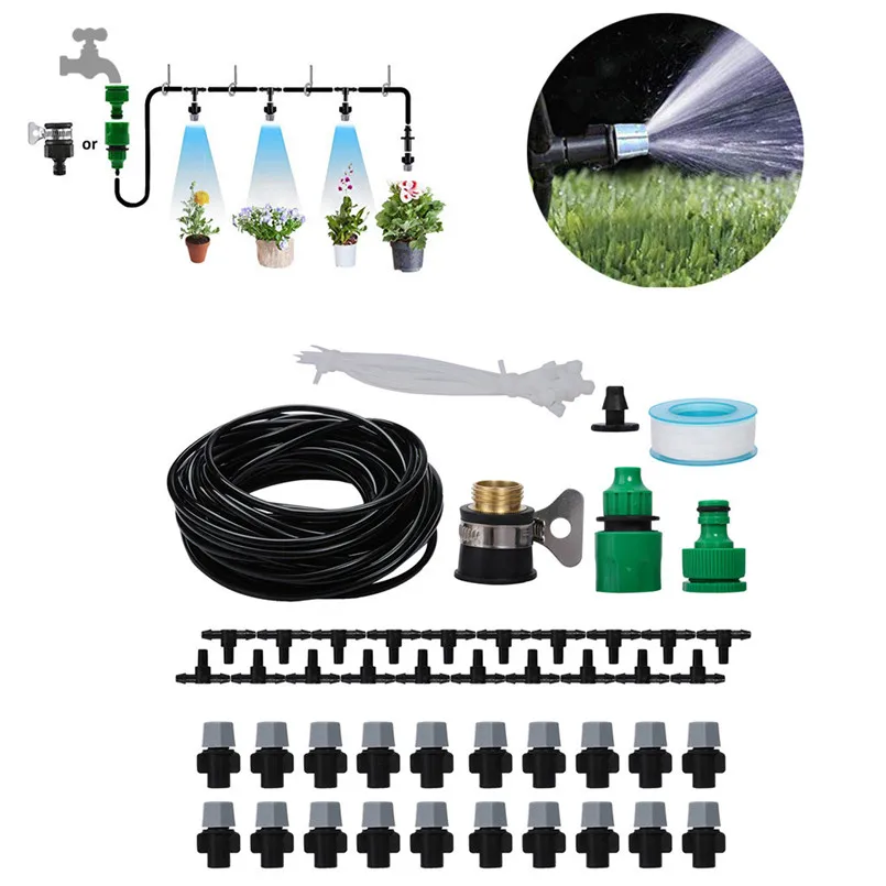 Agriculture Irrigation Watering System Drip Kits Tubing Connectors Atomizing Nozzle Plant Riego Por Goteo Gardena 40JUN13
Agriculture Irrigation Watering System Drip Kits Tubing Connectors Atomizing Nozzle Plant Riego Por Goteo Gardena 40JUN13