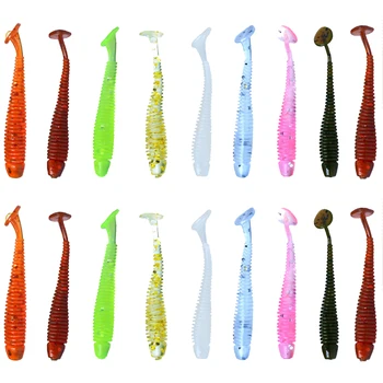 20pcs Jig Head Soft Bait 55mm 0.8g Silicone Worm Shad Vivid Grubs Fishing Lure Japan Pesca Isca Tackle Random Color
20pcs Jig Head Soft Bait 55mm 0.8g Silicone Worm Shad Vivid Grubs Fishing Lure Japan Pesca Isca Tackle Random Color