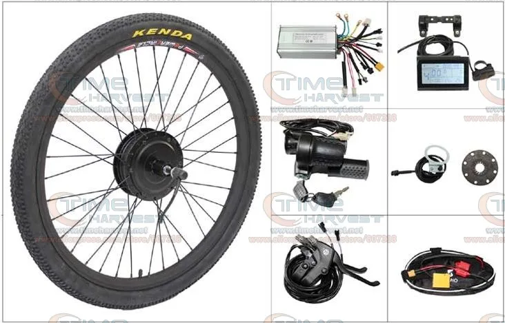 24V 500W Electric mountain bike Powerful Brushless Gearless Hub Motor 26" Rear Wheel Electric Bike Conversion Kit with LCD meter
24V 500W Electric mountain bike Powerful Brushless Gearless Hub Motor 26" Rear Wheel Electric Bike Conversion Kit with LCD meter