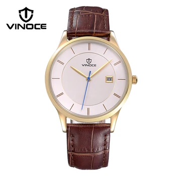 VINOCE Top Brand Luxury Ultra-thin Quartz Watch Men Business Leather Band Clock Men Waterproof Wristwatches Relogio Masculino
VINOCE Top Brand Luxury Ultra-thin Quartz Watch Men Business Leather Band Clock Men Waterproof Wristwatches Relogio Masculino