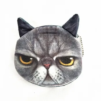 M021 Cute Cartoon Women Purses Expressions Plush Cat Many Styles 3D Printing Coin Purse Wallet Card Bag
M021 Cute Cartoon Women Purses Expressions Plush Cat Many Styles 3D Printing Coin Purse Wallet Card Bag