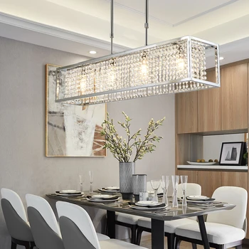 Rectangle modern crystal chandelier lighting for living room ding room kitchen island lamp chrome crystal hanging light fixtures
Rectangle modern crystal chandelier lighting for living room ding room kitchen island lamp chrome crystal hanging light fixtures