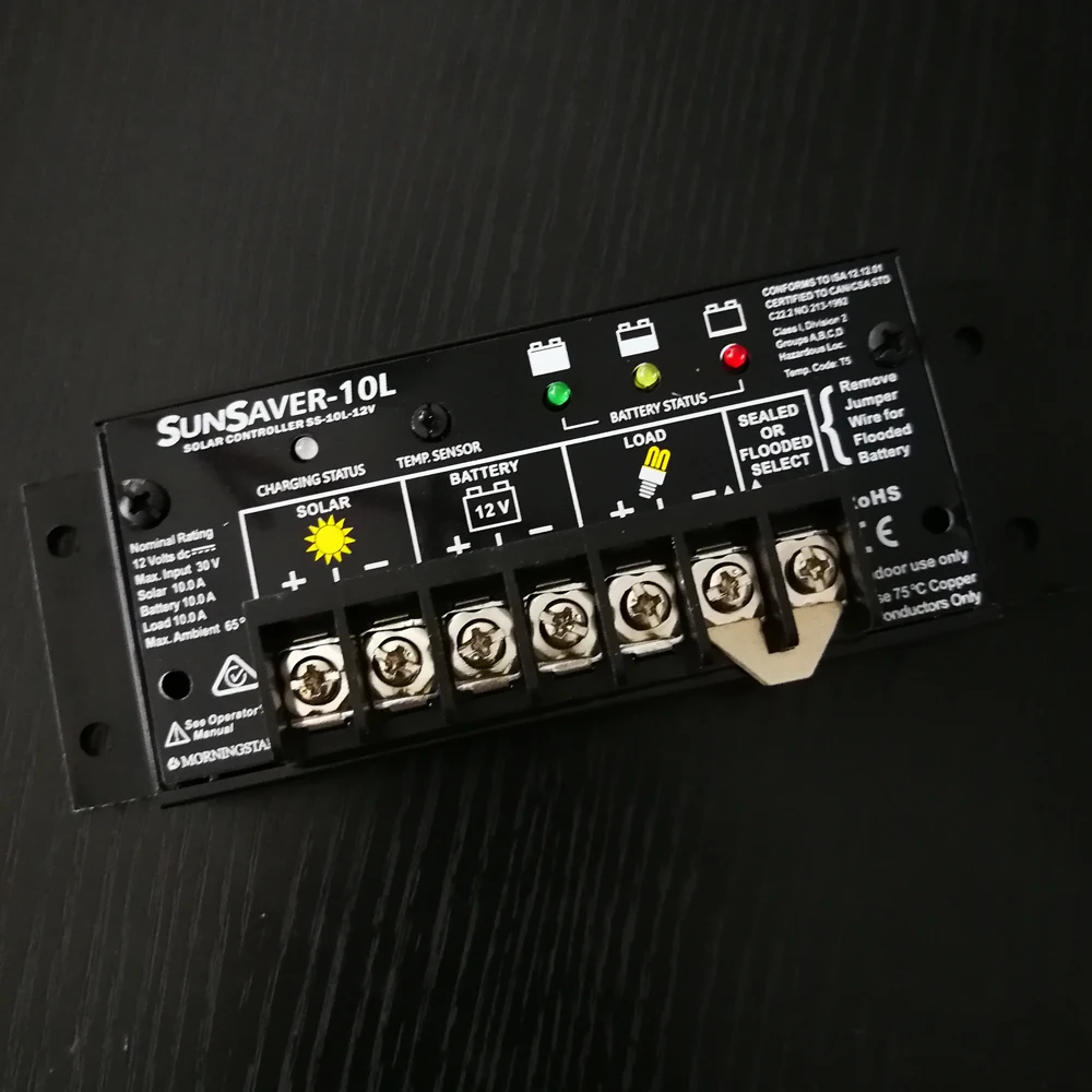 Prostar Sunsaver SS-10L-12V Morningstar Solar Charge Controller PV Solar Charger Controller 6A 10A 20A 12V 24V New Version
Prostar Sunsaver SS-10L-12V Morningstar Solar Charge Controller PV Solar Charger Controller 6A 10A 20A 12V 24V New Version