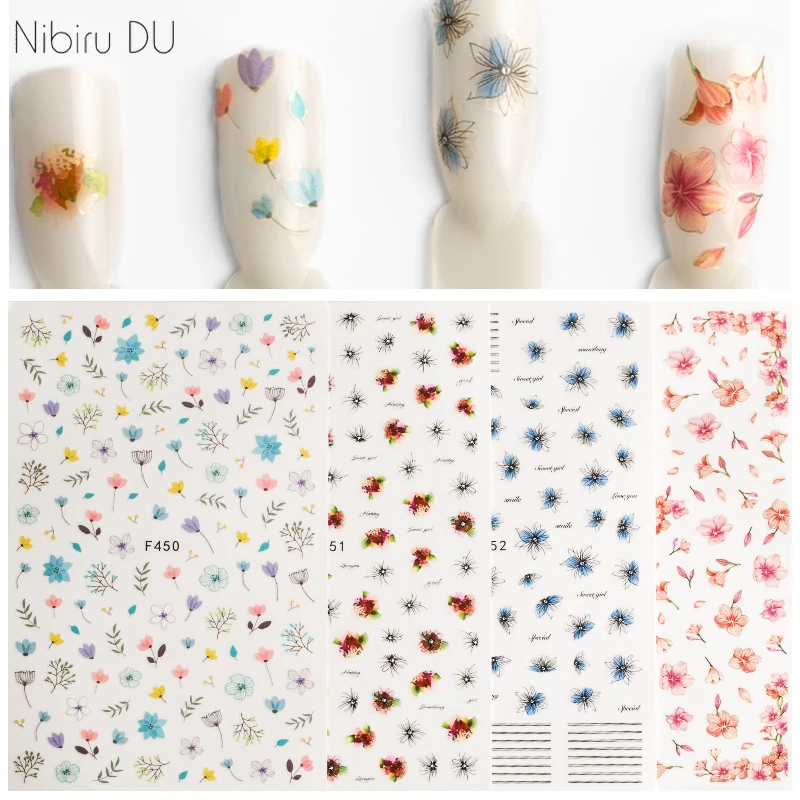 1 sheet Flower Nail Sticker 3D Tips Colorful Petals Design Adhesive Craft Nail Art Decals For Nails Decorations
1 sheet Flower Nail Sticker 3D Tips Colorful Petals Design Adhesive Craft Nail Art Decals For Nails Decorations