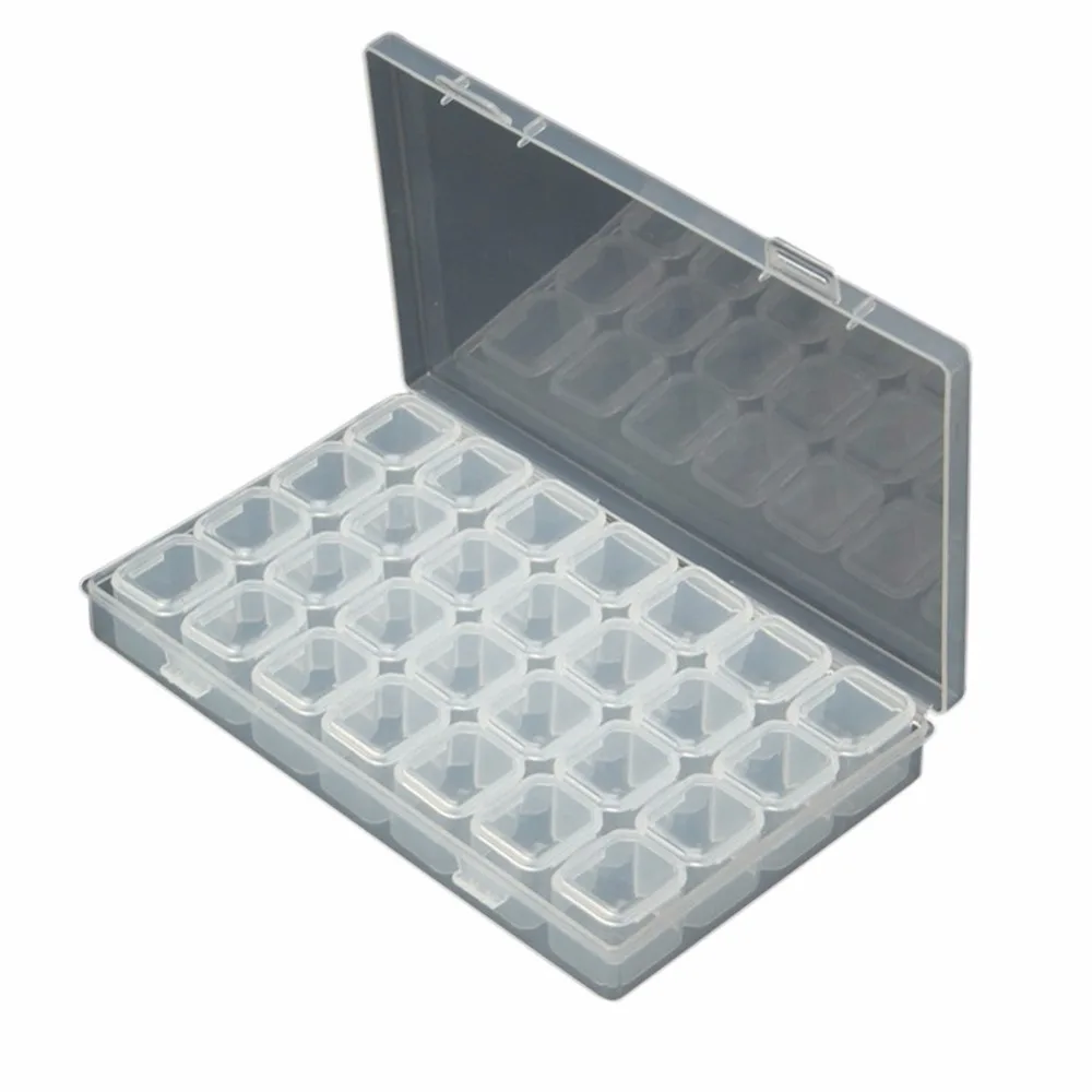 28 Grid 11*17Cm Diamond Embroidery Box Medicine Diamond Painting Accessories Storage Boxes Case Crossstitch Tools
28 Grid 11*17Cm Diamond Embroidery Box Medicine Diamond Painting Accessories Storage Boxes Case Crossstitch Tools