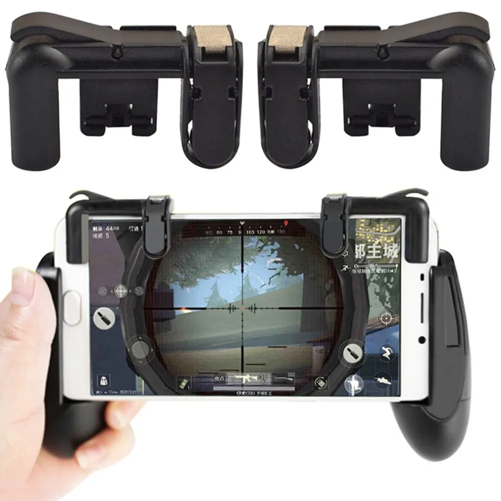 For PUBG Controller Gamepad Game Pad Joystick Game Trigger Cell Phone Mobile Fire Button L1R1 Aim Key for iphone Android Xiaomi
For PUBG Controller Gamepad Game Pad Joystick Game Trigger Cell Phone Mobile Fire Button L1R1 Aim Key for iphone Android Xiaomi