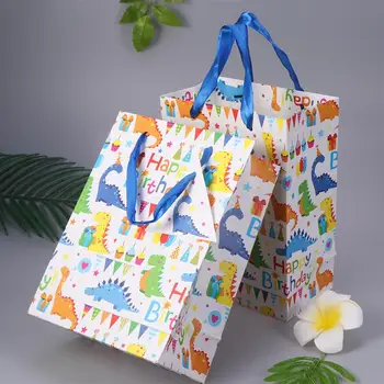Cartoon Dinosaur Pattern Gift Bags Portable Paper Bag Birthday Decoration Party Supplies
Cartoon Dinosaur Pattern Gift Bags Portable Paper Bag Birthday Decoration Party Supplies