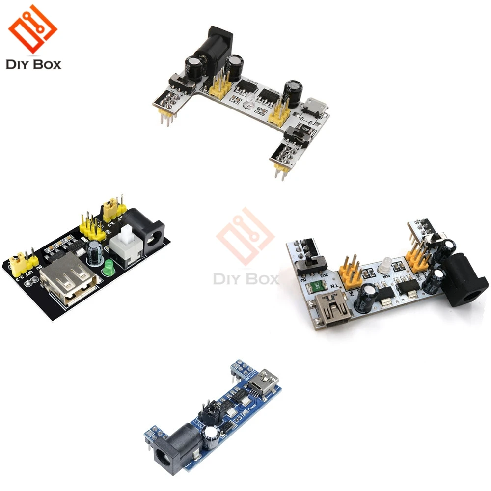 MB 102 MB102 MB-102 Micro Mini USB Solderless BreadBoard Bread Borad Power Supply For Arduino DC 3.3V 5V Module DIY KIT
MB 102 MB102 MB-102 Micro Mini USB Solderless BreadBoard Bread Borad Power Supply For Arduino DC 3.3V 5V Module DIY KIT