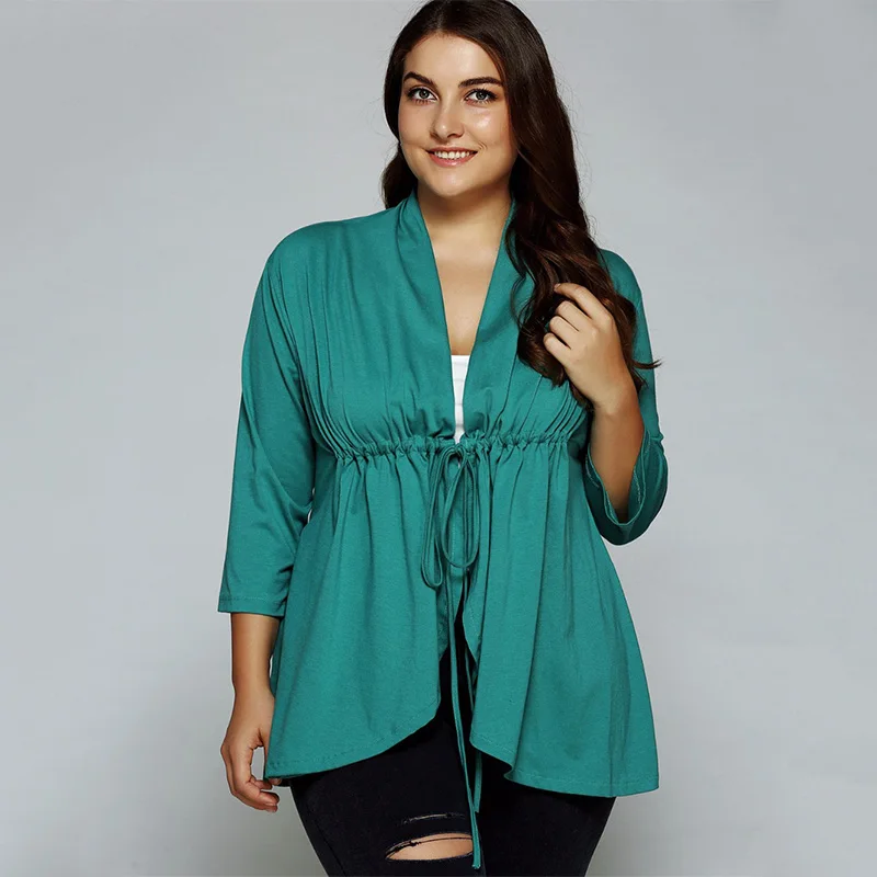 2018 Autumn Plus Size Women Clothing 5XL 6XL Jacket Women Belt Bomber Jacket Black Loose Jacket Big jaqueta feminina cardigan
2018 Autumn Plus Size Women Clothing 5XL 6XL Jacket Women Belt Bomber Jacket Black Loose Jacket Big jaqueta feminina cardigan