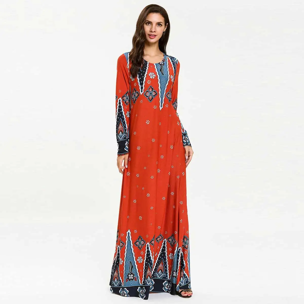 2019 Elegant Ethnic Women Printed Maxi Dress Plus Size Long Sleeve O Neck Casual Autumn Oversized Dress VKDR1610
2019 Elegant Ethnic Women Printed Maxi Dress Plus Size Long Sleeve O Neck Casual Autumn Oversized Dress VKDR1610