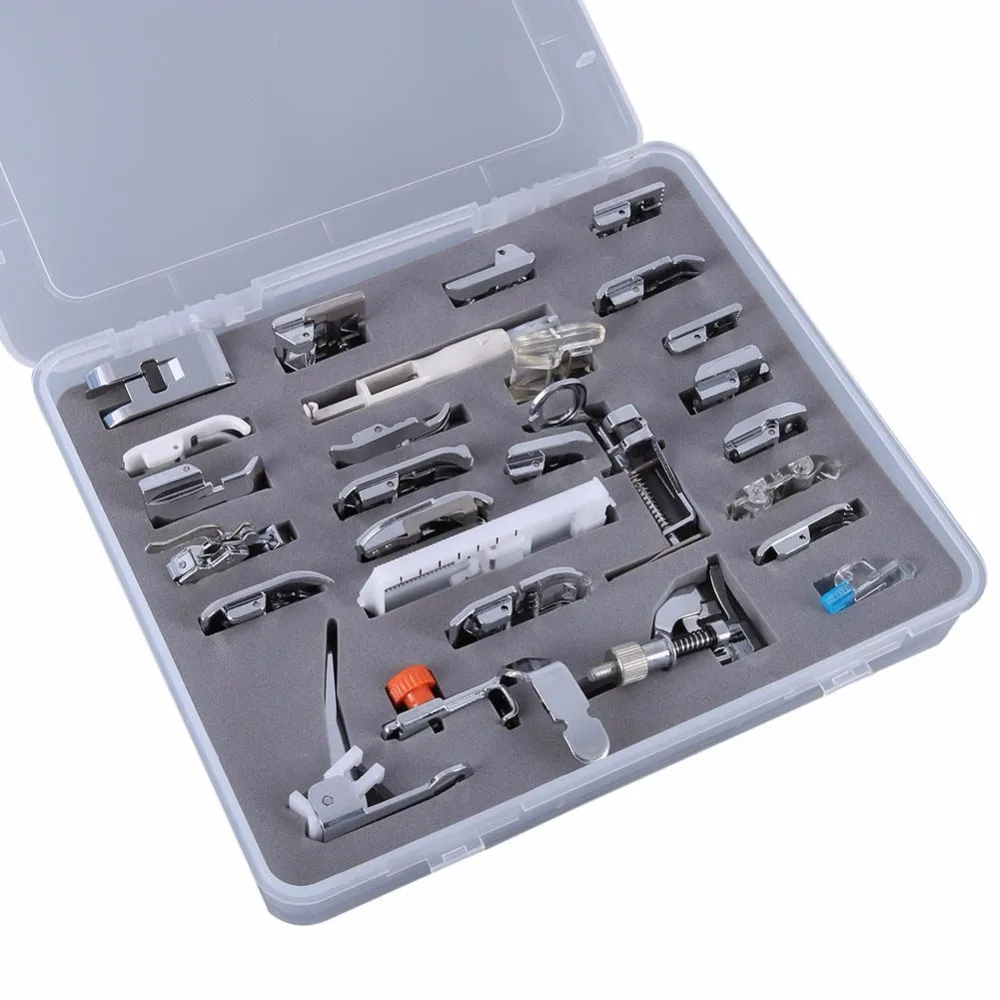 52pcs Domestic Sewing Machine Braiding Blind Stitch Darning Presser Foot Feet Kit Tool Set For Brother Singer Janome
52pcs Domestic Sewing Machine Braiding Blind Stitch Darning Presser Foot Feet Kit Tool Set For Brother Singer Janome