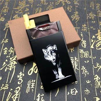 Alalinong N74 Dark King Wolf Aluminium Alloy Metal Cigarette Case Cigarette Box Smoking Accessories Mens Gift Gadgets for Men
Alalinong N74 Dark King Wolf Aluminium Alloy Metal Cigarette Case Cigarette Box Smoking Accessories Mens Gift Gadgets for Men