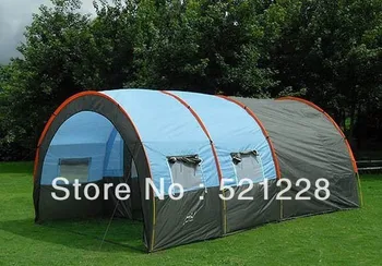 Free shipping 8-10 persons waterproof canvas outdoor camping tent large family ten/tunnel tent in 2 bedrooms and 1 living room
Free shipping 8-10 persons waterproof canvas outdoor camping tent large family ten/tunnel tent in 2 bedrooms and 1 living room
