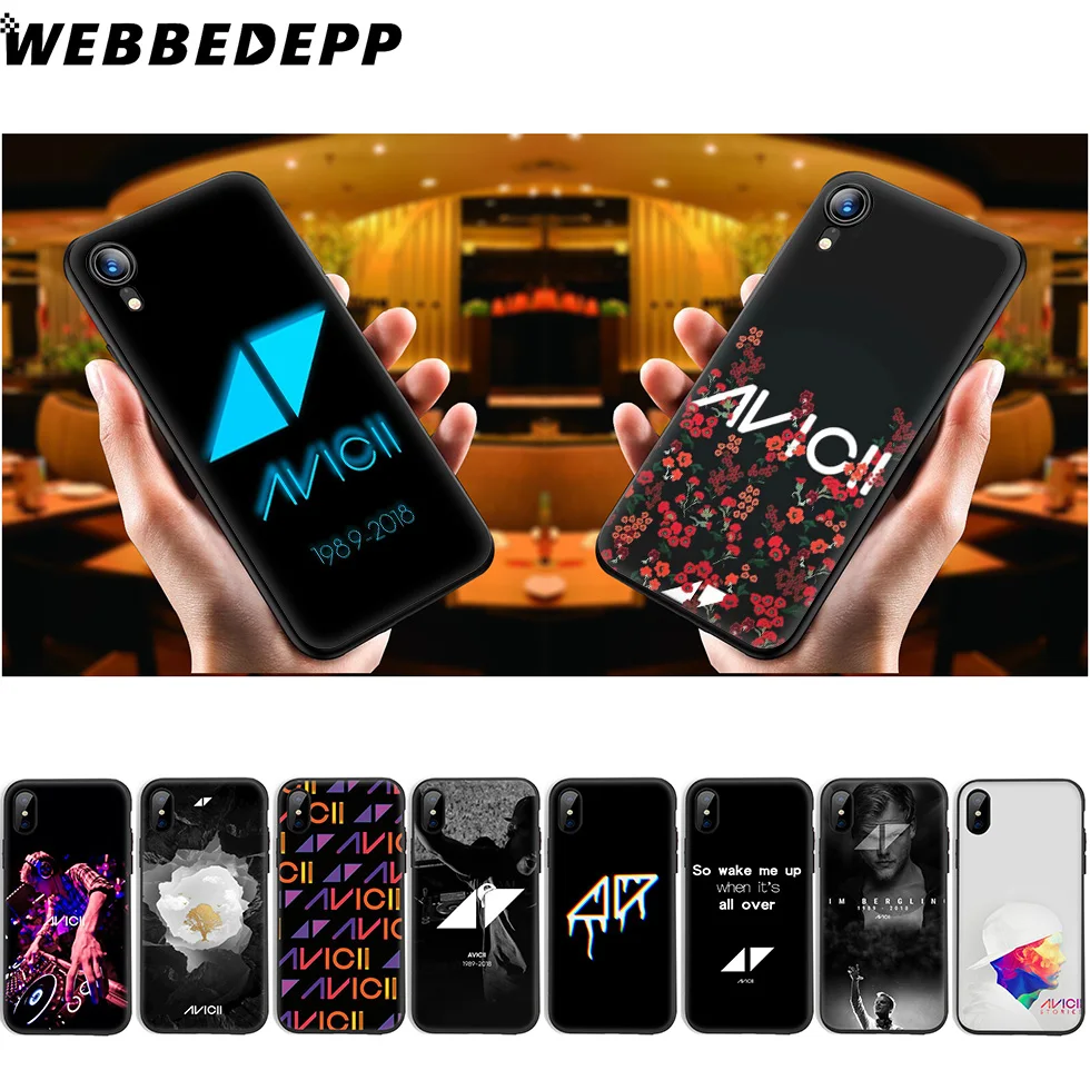 WEBBEDEPP Avicii DJ Soft Silicone Case for iPhone 11 Pro Xr Xs Max X or 10 8 7 6 6S Plus 5 5S SE Case 8 Plus
WEBBEDEPP Avicii DJ Soft Silicone Case for iPhone 11 Pro Xr Xs Max X or 10 8 7 6 6S Plus 5 5S SE Case 8 Plus